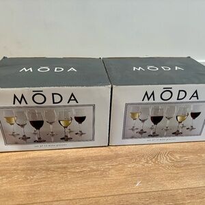 MODA Wine Glass Sets – 10.6 oz (Bundle or Individual Sets Available)